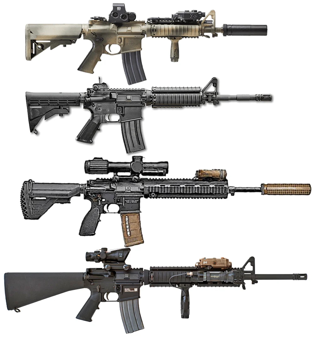 INSPIRED: Rifle Types for Regular Guys - Configuration Categories, battle  vs assault rifle 