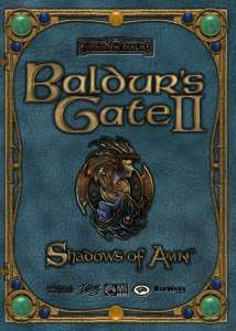Baldur's Gate II cover.