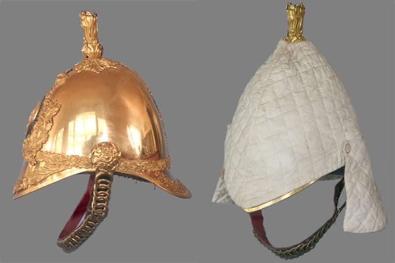 dragoon helmet and helmet cover