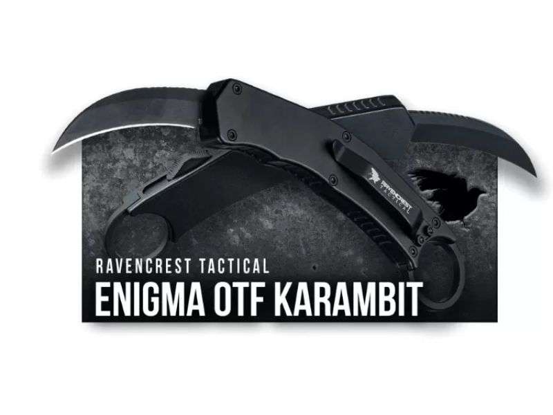 This is the Enigma, an OTF Karambit.