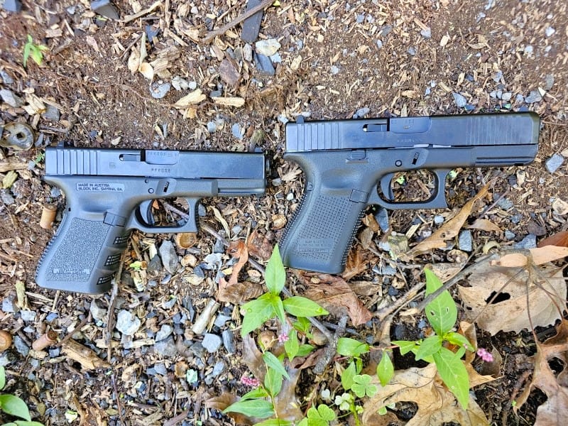 The Gen 3 and 5 Glocks.