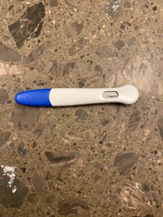 Positive pregnancy test