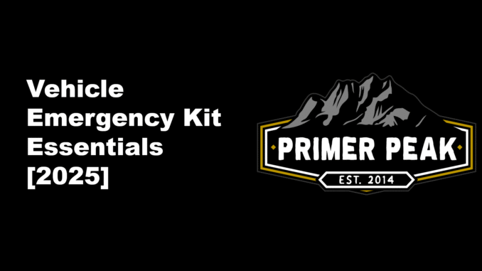 Vehicle Emergency Kit Essentials