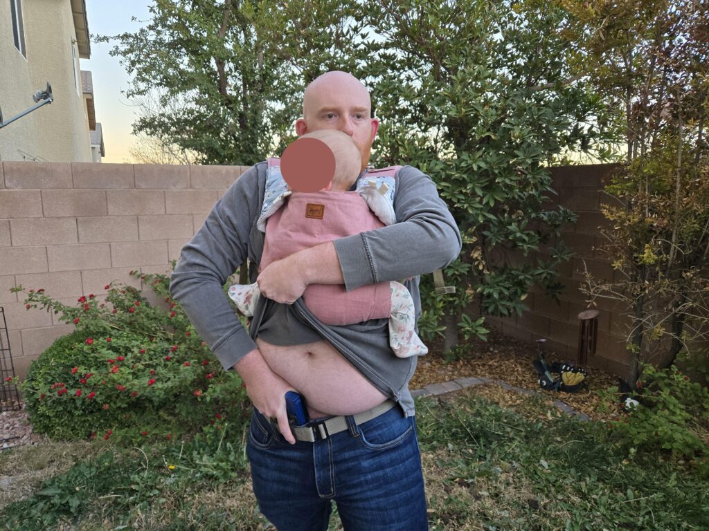 Baby wearing conceal carry pregnancy wraps carriers concealed
