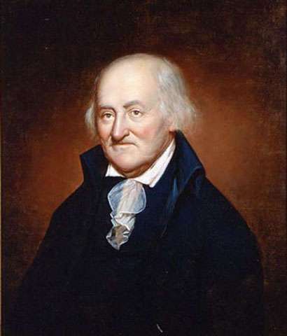 Christopher Gadsden of the Gadsden Flag; he made his first flag for Commodore Esek Hopkins of the Continental Navy. 