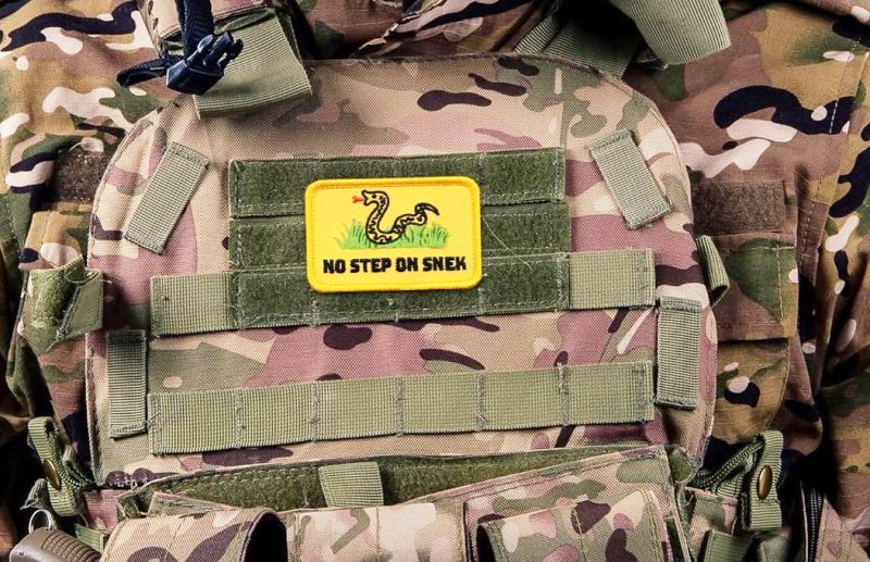 The military’s use of No Step on Snek is apparent. 