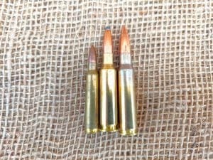 .223 Remington, 6.5 Creedmoor, and .308 Winchester comparison.