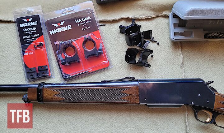 fudd friday building a blr into a better fudd rifle, Take one BLR junk the old scope mounts and install new ones Zac K