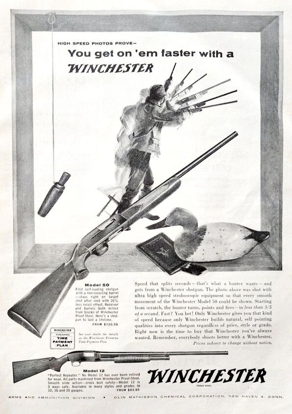 fudd friday the highs and lows of the winchester model 1200, The Perfect Repeater see bottom left corner of ad was a tough act to follow