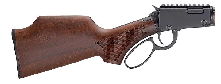 henry h1 bandit is the next step up, The new stock and receiver rail are obviously purpose built for optics Henry Repeating Arms