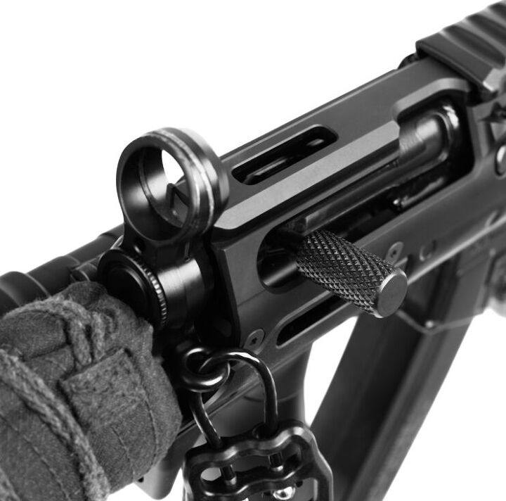 utg pro extended cocking handle solves mp5 ergonomics problem