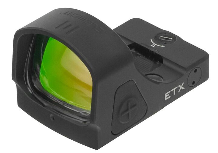element etx red dot aims at carry competition and rifle use