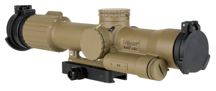 trijicon adds fde finish to vcog 1 8x28 riflescope