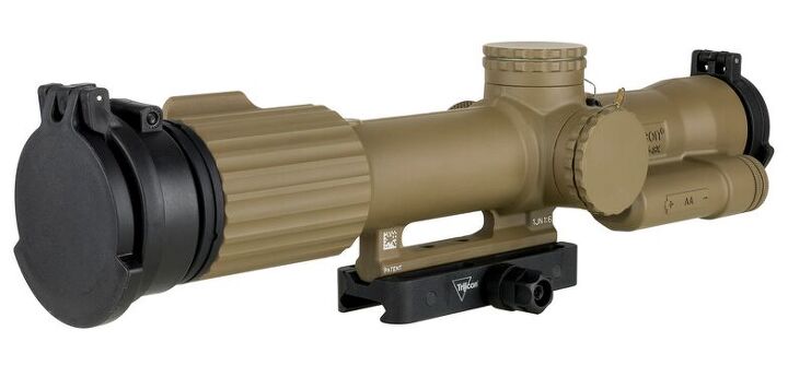 trijicon adds fde finish to vcog 1 8x28 riflescope