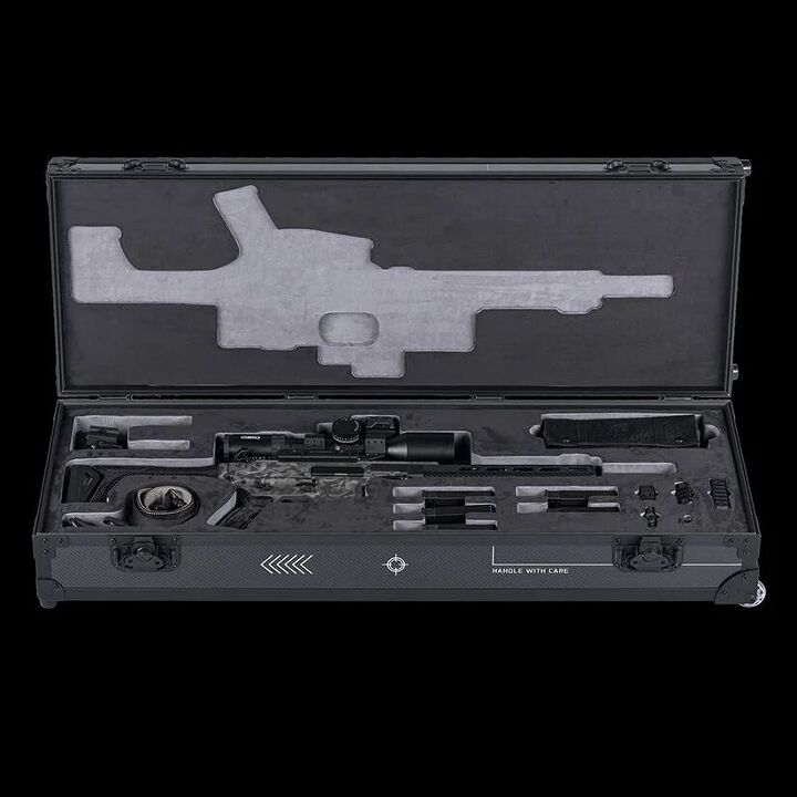 The Titan One-Off comes fully equipped in a sturdy, tailored case.