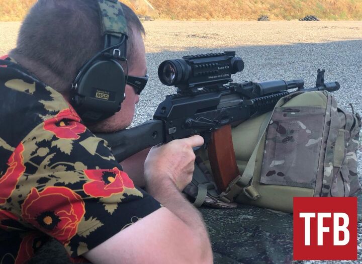 inside the ak 100 series, AK 74M on the range By Lynndon Schooler