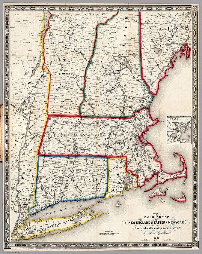 new england firearms advocacy conference have your say at end of may, Once upon a time when this map was made in the 1840s New England was an important center of the American firearms industry