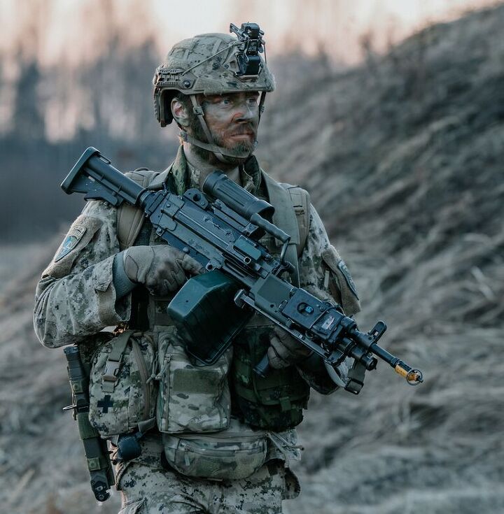 potd colt canada c7a2 with m203a1 grenade launcher