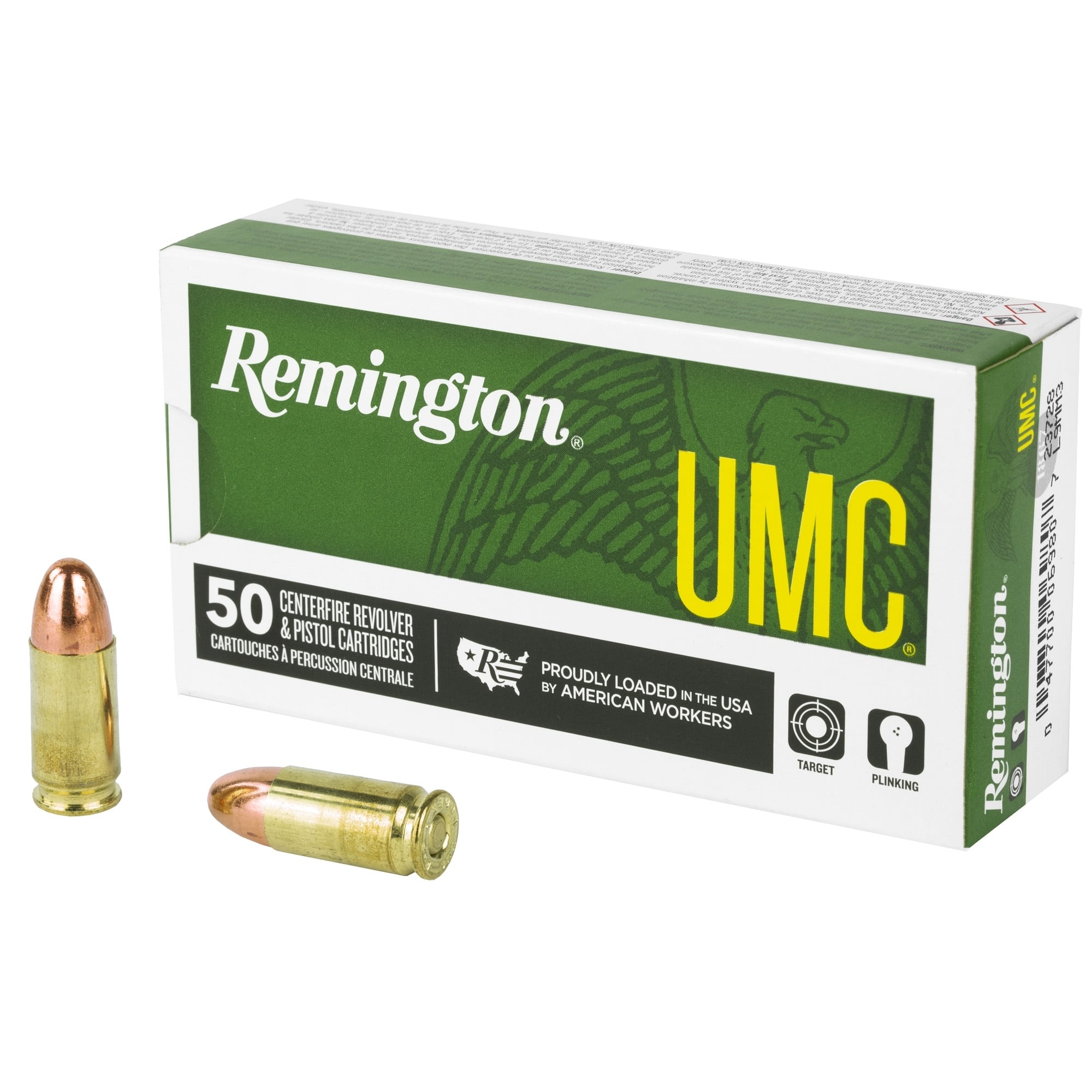 Remington UMC 9mm Luger Ammo 115gr FMJ 50 Rounds