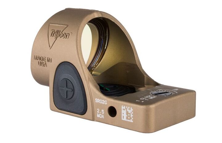 trijicon sro goes green new 2 5 moa dot in two finishes