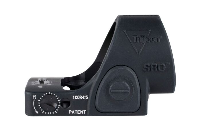 trijicon sro goes green new 2 5 moa dot in two finishes
