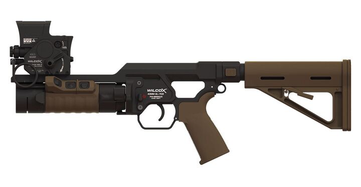 wilcox unveils mini gl40 modular 40mm grenade fire control system