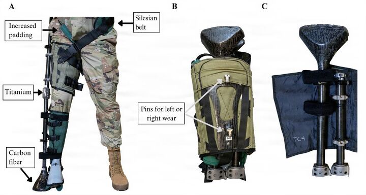 army develops self evacuation exoskeleton for lower leg injuries