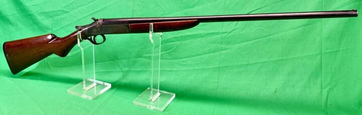 building a hemingway hunting arsenal broke woke bespoke, This old Iver Johnson Champion in 20 gauge could be exactly what Hemingway had at age 10 If not the same gun it s built along the same lines as what he would have owned with a big drop in the stock and a long barrel with a full choke Select Fire Weaponry Gunbroker
