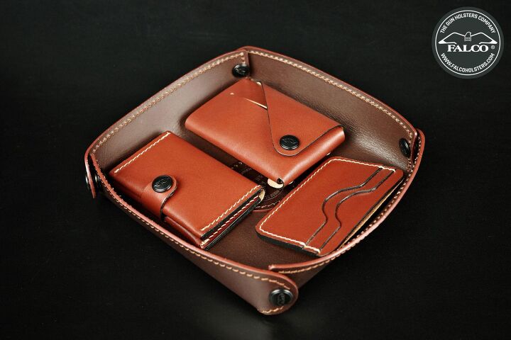 falco holsters branches out into new minimalist wallets an edc tray