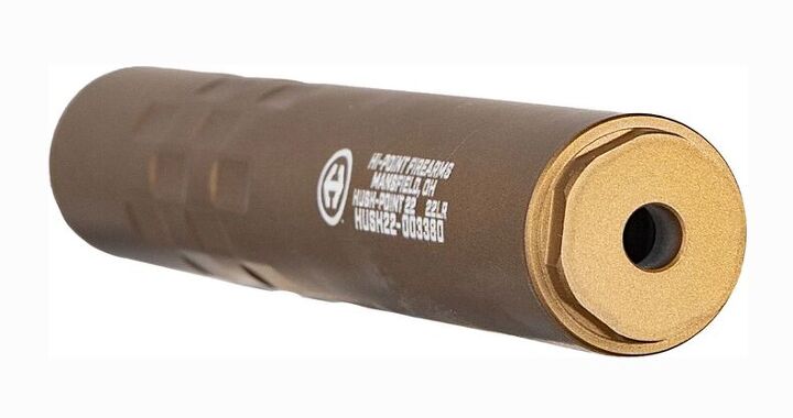 hi point s hush point 22 suppressor now in burnt bronze