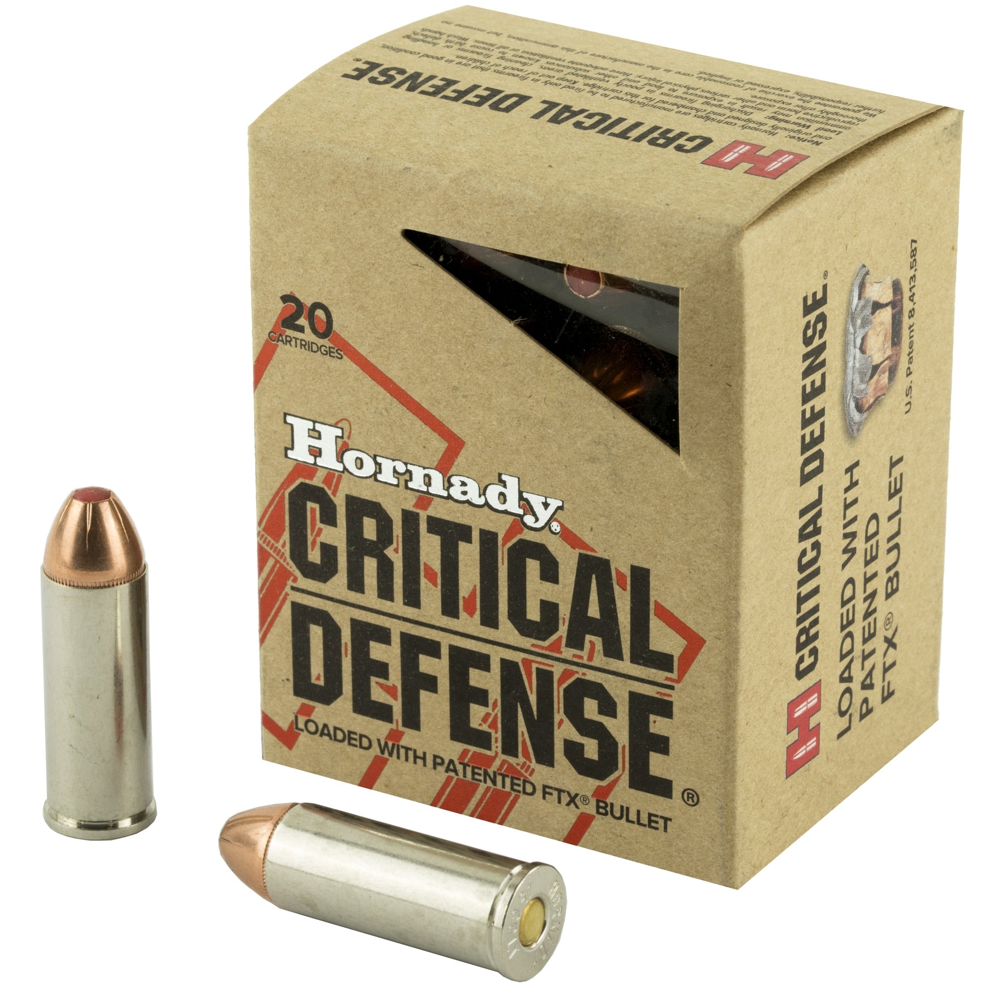 Hornady Critical Defense .45 Long Colt Ammo 185gr FTX 20 Rounds