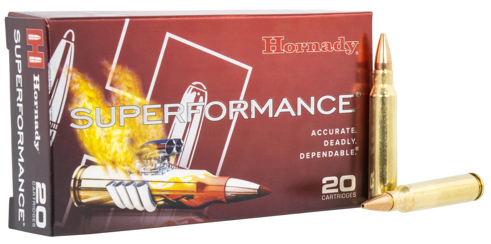 Hornady Superformance 5.56 NATO Ammo 55gr CX 20 Rounds