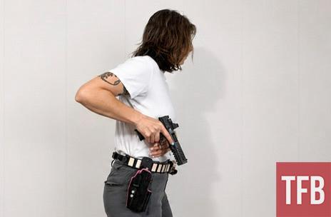 Step 2: Get the firearm out of the holster