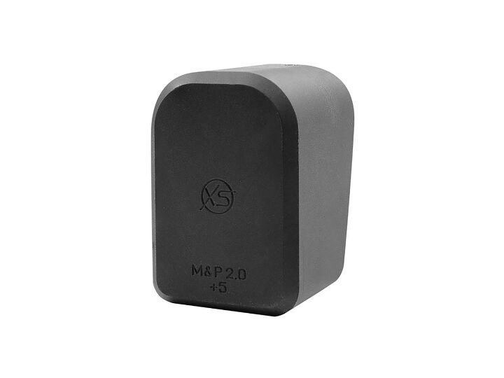 The mag extension is made of long-lasting machined aluminum. [XS Sights]