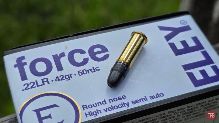the rimfire report eley force 42gr supersonic round nose