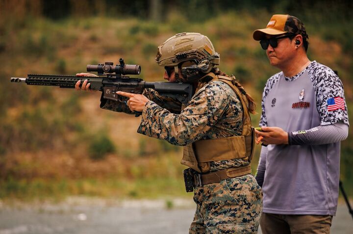 potd the usmc shooting team in interservice rifle competition