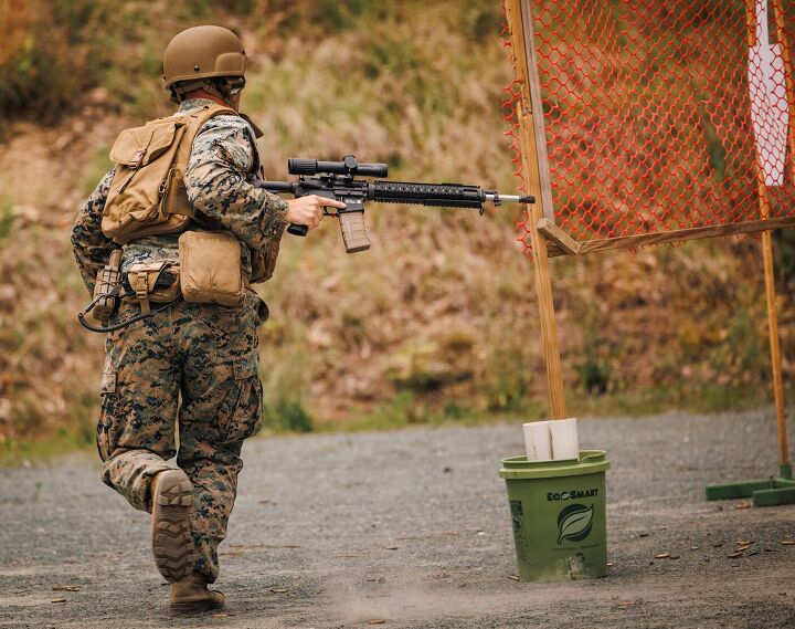 potd the usmc shooting team in interservice rifle competition