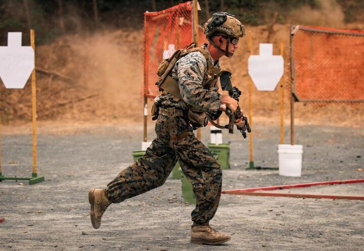 potd the usmc shooting team in interservice rifle competition