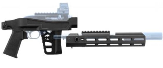 samson sas 22 takedown chassis folds the 10 22 down further