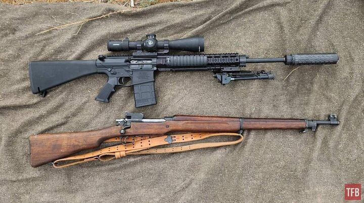 The Sabre-10 has a 20-inch barrel, and even with a full-size silencer fitted, it is almost exactly the same length as a M1917 rifle