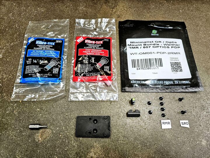 tfb review xs sights walther pdp tritium sight set rmr optic plate