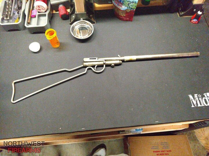 the rimfire report the quackenbush safety cartridge rifle, A Photo from Northwest Firearms of a Collector s Bicycle Rifle