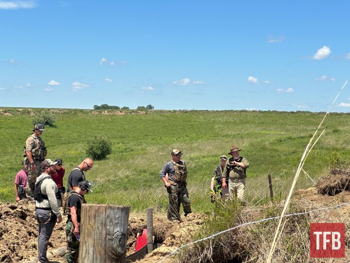 brownells annual action hero experience, Stage leader describing the course of action at the Trench stage for the competitors