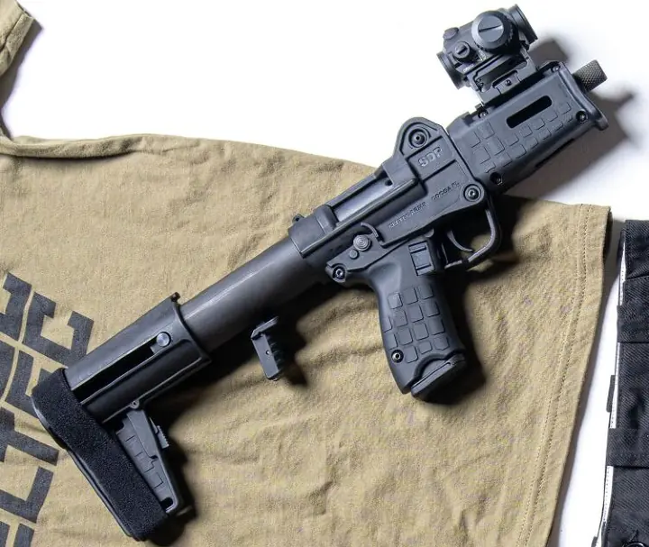 folding to 10 inches keltec shrinks the sub2000 platform again
