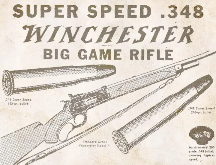 fudd friday the winchester 71 is the best lever gun you ll never own, The 348 WCF used round nosed bullets due to the rifle s tube mag but it was a hard hitting round within reasonable ranges