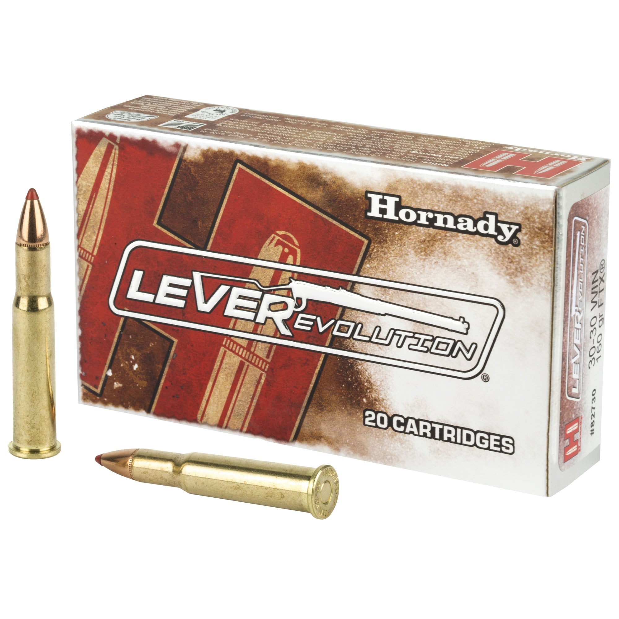 Hornady LEVERevolution .30-30 Winchester Ammo 160gr FTX 20 Rounds