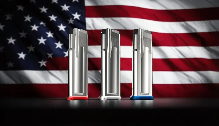 limited edition check mate patriotic 1911 double stack magazine set