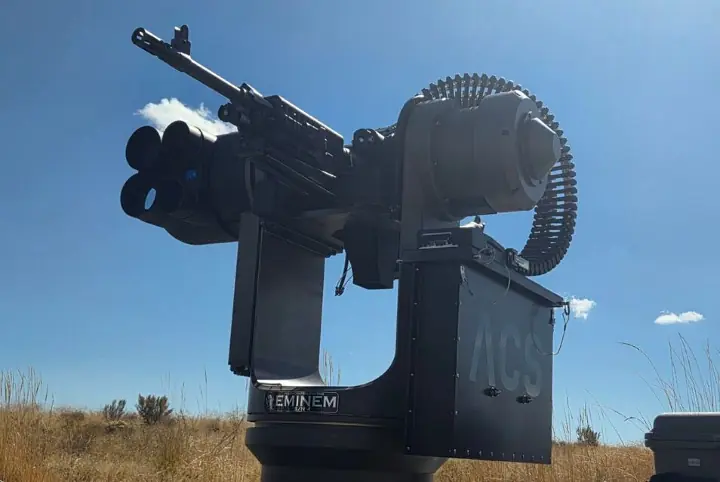 marine corps pairs autonomous m240 turret w expeditionary air defense