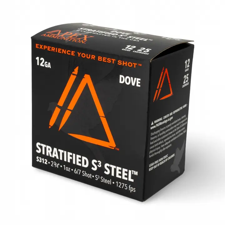 new dove stratified loads from apex ammunition