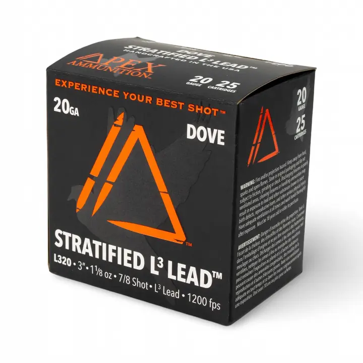 new dove stratified loads from apex ammunition